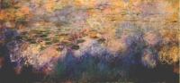 Monet, Claude Oscar - Reflections of Clouds on the Water-Lily Pond-Center Panel